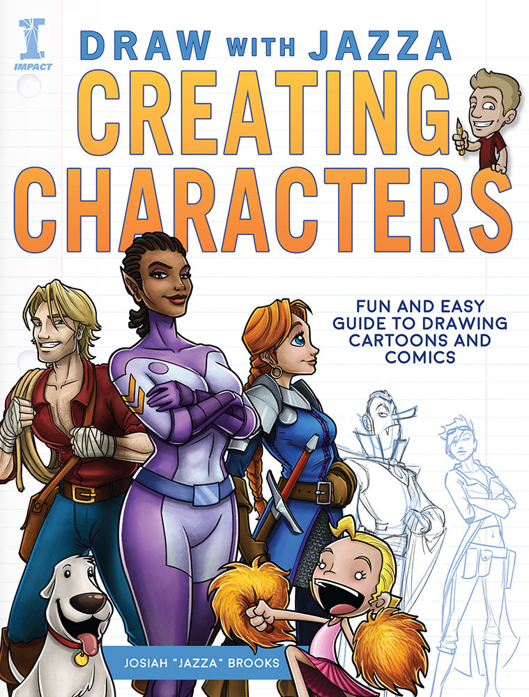 Draw with Jazza – Creating Characters: Cover