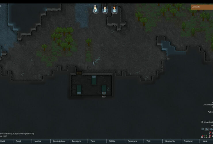 Das fertige Schlafzimmer