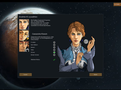 Auswahl der Schwierigkeit