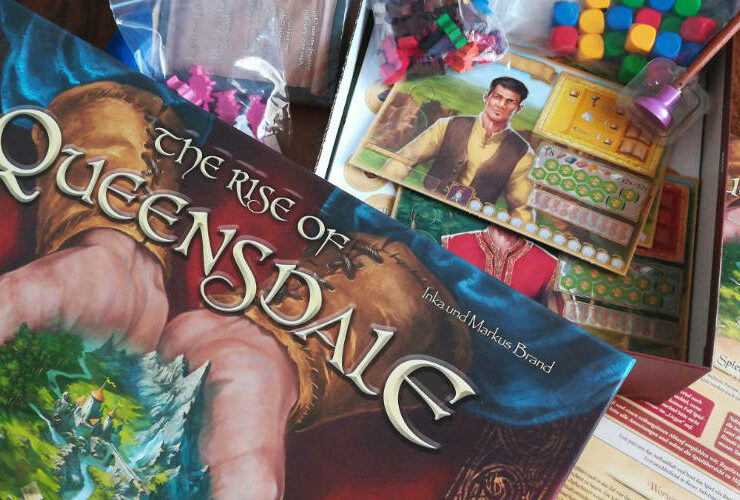 The Rise of Queensdale: Das neue Spiel mit Legacy-Prinzip (Vorschau)