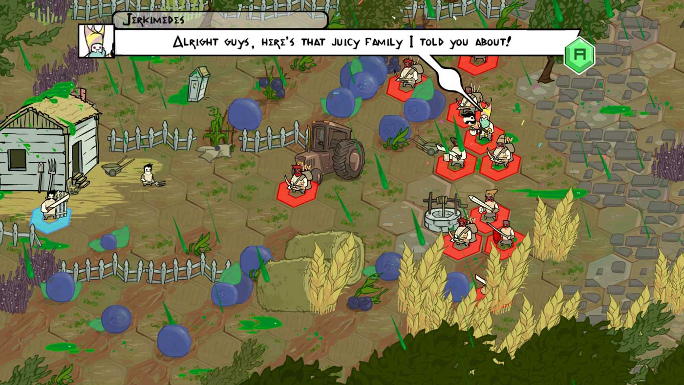 Jerkimedes trifft Horatio in Pit People
