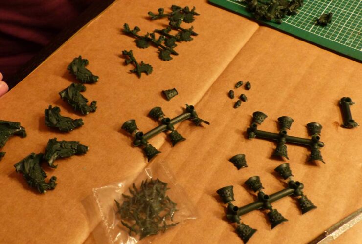 Vorsichtig abschneiden