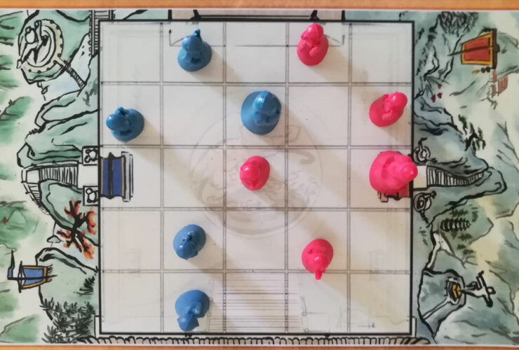 Im Spiel von Onitama