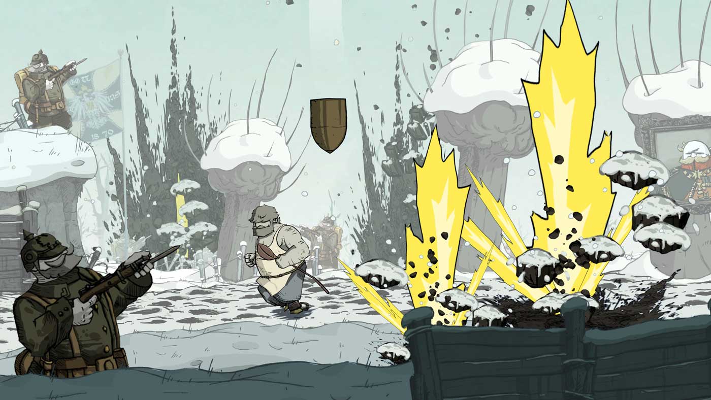 Bombardierung in Valiant Hearts
