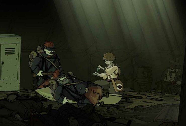 Versorgen von Verwundeten in Valiant Hearts