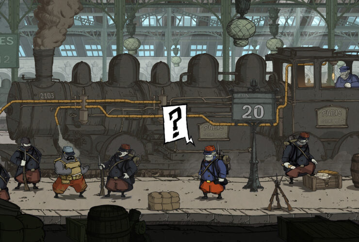 Ein Rätsel mit einem Zug in Valiant Hearts