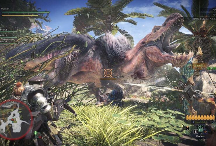 Kampf gegen den Anjanath