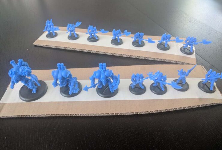 Aufgeklebte Minis