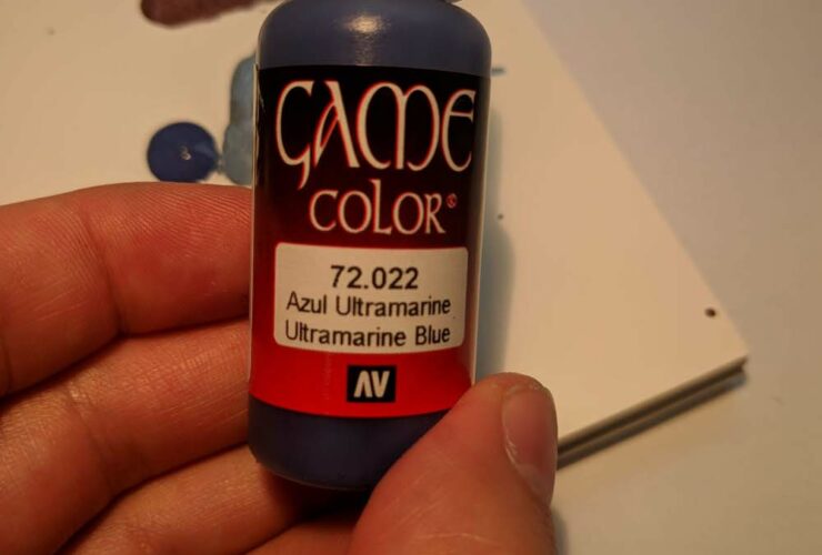 Blaues Highlight