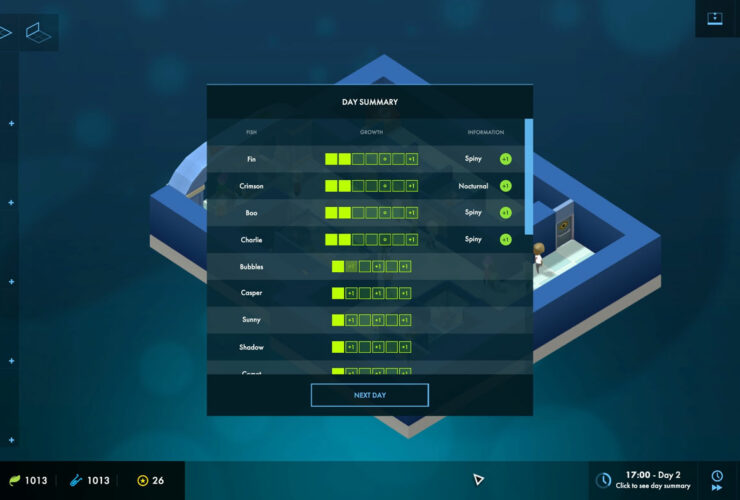 Zusammenfassung in Megaquarium