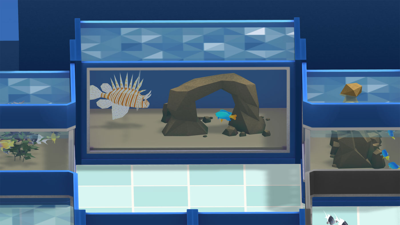 Fische in Megaquarium