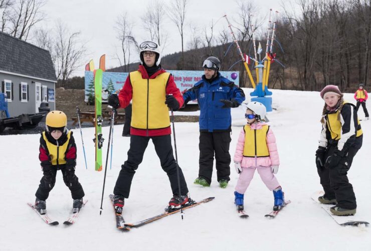 beim Skifahren