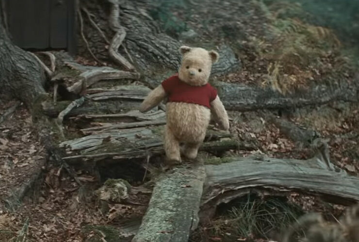 Winnie Puuh auf dem Weg nach Hause